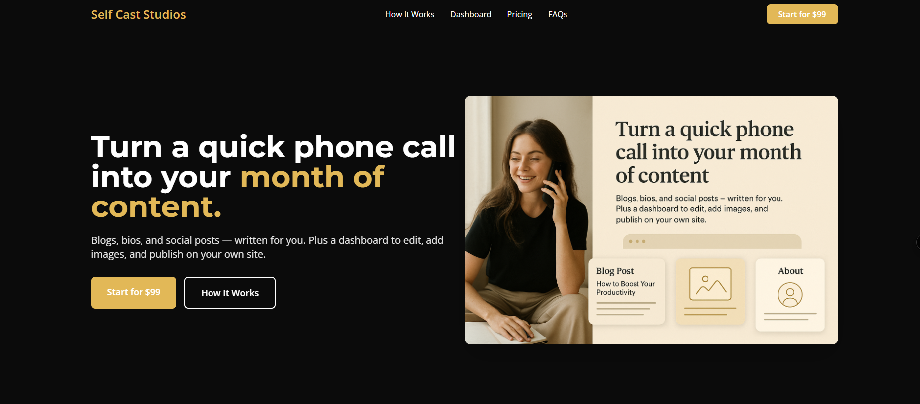 Self Cast Studios Project